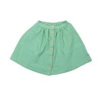 Kinder Rock GOTS zertifiziert - Bio-Baumwolle, Hellgrün, elastischer Bund, leicht & bequem, vielseitig kombinierbar | Walkiddy Grün 116