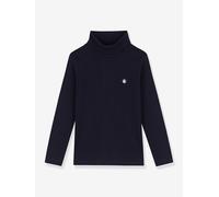 Kinder Rollkragenshirt PETIT BATEAU, Bio-Baumwolle blau Gr. 110