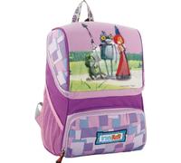 Kinder Rucksack Ritter Rost m. Schuhfach + Brustgurt (pink)