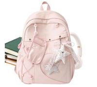 Kinder-Rucksäcke für Mädchen, wasserdicht, leicht, glatter Reißverschluss | Mädchen-Schulrucksack, niedliche Tasche für Teenager, Frauen, Büro, Klassenzimmer, Uni, Fitnessstudio, Reisen, Outdoor
