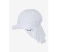 Kinder Schirmmütze mit Nackenschutz Basic Sterntaler weiß Gr. 53 cm