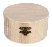 Kinder Schmuckaufbewahrungsbox Holz 1 Stück Khaki, für Ringe, Perlen