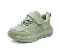 Kinder Schuhe Jungs Sportschuhe Kinder Jungen Mädchen Modische Ganzjahres Hallenschuhe Turnschuhe Leicht Mesh Straßenlaufschuhe Atmungsaktiv Laufschuhe Flach rutschfest Sneaker mit Klettverschluss