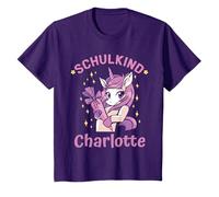 Kinder Schulkind Charlotte Einschulung Mädchen T-Shirt