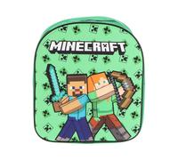 Kinder Schulranzen Minecraft - 3D Creeper Rucksack für Jungen