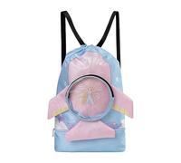 Kinder-Schwimmtasche - Kordelzug-Wassersport-Rucksack, -Tragetasche, tragbare Schwimmtasche mit wasserdichtem Futter, Aufbewahrungs-Organizer für Kinder, Pool, Camping, Reisen, verbessert die