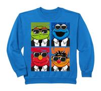 Kinder Sesamstraße Kids Brothers Blues Elmo Grouch Ernie Monster Sweatshirt