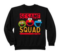 Kinder Sesamstraße Kids Squad Krümelmonster Elmo Oscar Charakter Sweatshirt