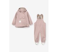 Kinder-Set: Regenjacke & Matschhose MATWAINIS MINI A TURE altrosa Gr. 110