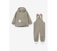 Kinder-Set: Regenjacke & Matschhose MATWAINIS MINI A TURE grün Gr. 74