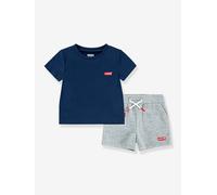 Kinder Set: T-Shirt & Sweatshorts Batwing Levi's blau Gr. 74