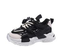 Kinder Sneaker Atmungsaktiv Mesh Turnschuhe Baby Jungen Mädchen Rutschfester Sportschuhe Outdoor Lässig Sport Schuhe Breite Füße Laufschuhe Fashion Leicht Kinderschuhe (Beige, 33 Big Kids)
