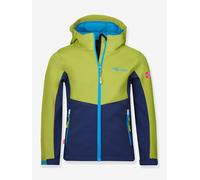 Trollkids Kids Kristiansand Jacket 98, Kiwi/Mystic Blue