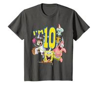 Kinder SpongeBob SquarePants 10th Birthday Today I'm 10 T-Shirt