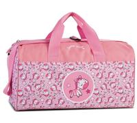 Kinder Sporttasche Reisetasche Für Mädchen und Jungen Fabrizio Weekender Kinder Zebra Pink Duffel Bag (M5, M2)