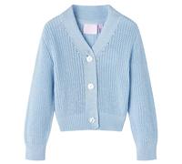 Kinder-Strickjacke Blau 128