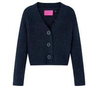 Kinder-Strickjacke Marineblau 116