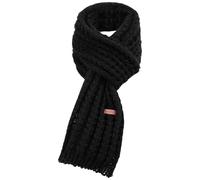 Kinder Strickschal Gestrickter Schal Kinder Winter Strickschal Nackenwärmer Unisex Warmer Pure Farbe Schals für Jungen Mädchen 2-10 Jahren, Schwarz