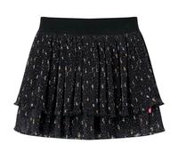 Kinder-Stufenrock mit Rüschen Schwarz 116