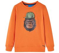 Kinder-Sweatshirt Dunkelorange 92 Kinder-Sweatshirt Dunkelorange 92