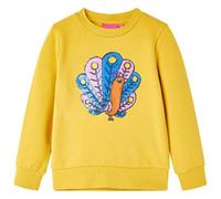 Kinder-Sweatshirt Dunkles Ocker 116