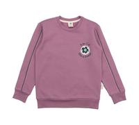 Kinder Sweatshirt GOTS zertifiziert, Bio-Baumwolle, altrosa, „Secret Garden“, weich & bequem, Langarm - Walkiddy Dunkel Rot 104