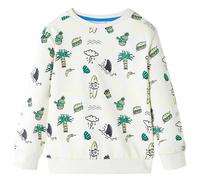 Kinder-Sweatshirt Helles Ecru 128
