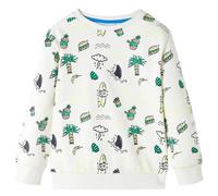 Kinder-Sweatshirt Helles Ecru 140