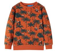 Kinder-Sweatshirt Helles Rostbraun 104