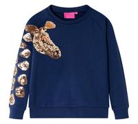 Kinder-Sweatshirt Marineblau 116