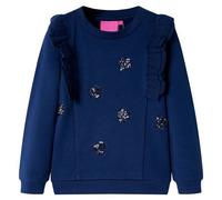 Kinder-Sweatshirt Marineblau 116