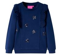 Kinder-Sweatshirt Marineblau 128