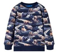 Kinder-Sweatshirt Marineblau 140