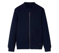 vidaXL Kinder-Sweatshirt mit Reißverschluss Langarmshirt Pullover Pulli Marineblau 104