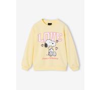 Kinder Sweatshirt PEANUTS SNOOPY pastellgelb Gr. 146/152