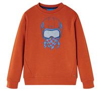 Kinder-Sweatshirt Rostbraun 104