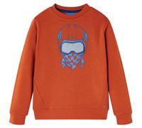 Kinder-Sweatshirt Rostbraun 140