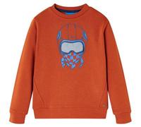 Kinder-Sweatshirt Rostbraun 92