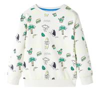 Kinder-Sweatshirt Helles Ecru 116