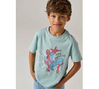 Kinder T-Shirt MARVEL SPIDERMAN graublau Gr. 128
