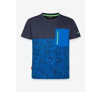 Kinder T-Shirt mit Reißverschlusstasche, Bio-Baumwolle FLAKSTAD TROLLKIDS blau Gr. 110