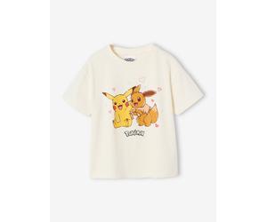 Kinder T-Shirt POKEMON mit Pikachu & Evoli wollweiß Gr. 146/152