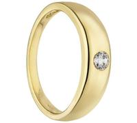 Kinder Taufring 333 Gold Gelbgold 1 Zirkonia Taufanhänger