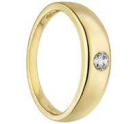 Kinder Taufring 333 Gold Gelbgold 1 Zirkonia Taufanhänger