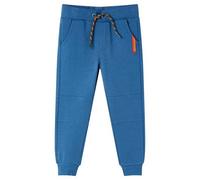 vidaXL Kinder Trainingshose Kordelzug Jogginghose Sporthose Hose Kinderhose Blau 128