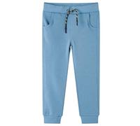Kinder Trainingshose Jogginghose Fitnesshose Sporthose Hose Mittelblau 104
