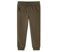 vidaXL Kinder Trainingshose Jogginghose Fitnesshose Sporthose Hose Khaki Melange 140