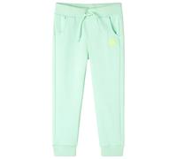 vidaXL Kinder Trainingshose Jogginghose Fitnesshose Sporthose Hose Jungen Hellgrün 128