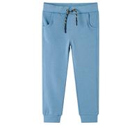 vidaXL Kinder Trainingshose Jogginghose Fitnesshose Sporthose Hose Mittelblau 104