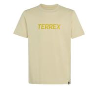adidas Terrex - Kid's MT Logo Tee - T-Shirt, Gr. 128, beige (DualYellow)